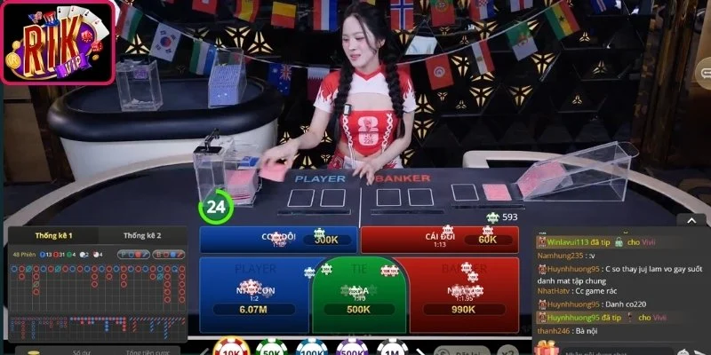 Chiến lược 1-3-2-4 Baccarat Online