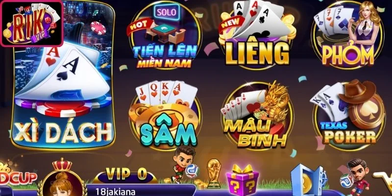 Sơ lược về sảnh Game Bài Rikvip
