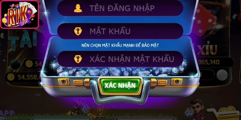 Truy cập đăng ký Rikvip trên web/ app